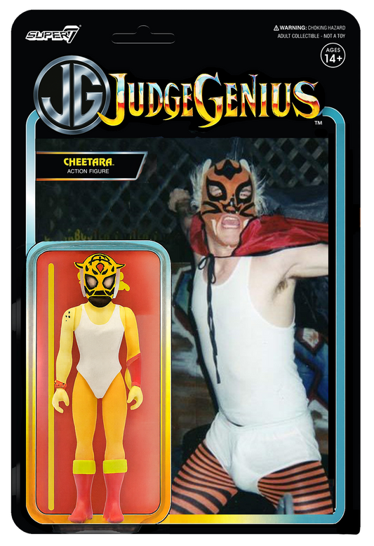 3. Judge Genius Cheetarah Hilbun Action Figure Tee