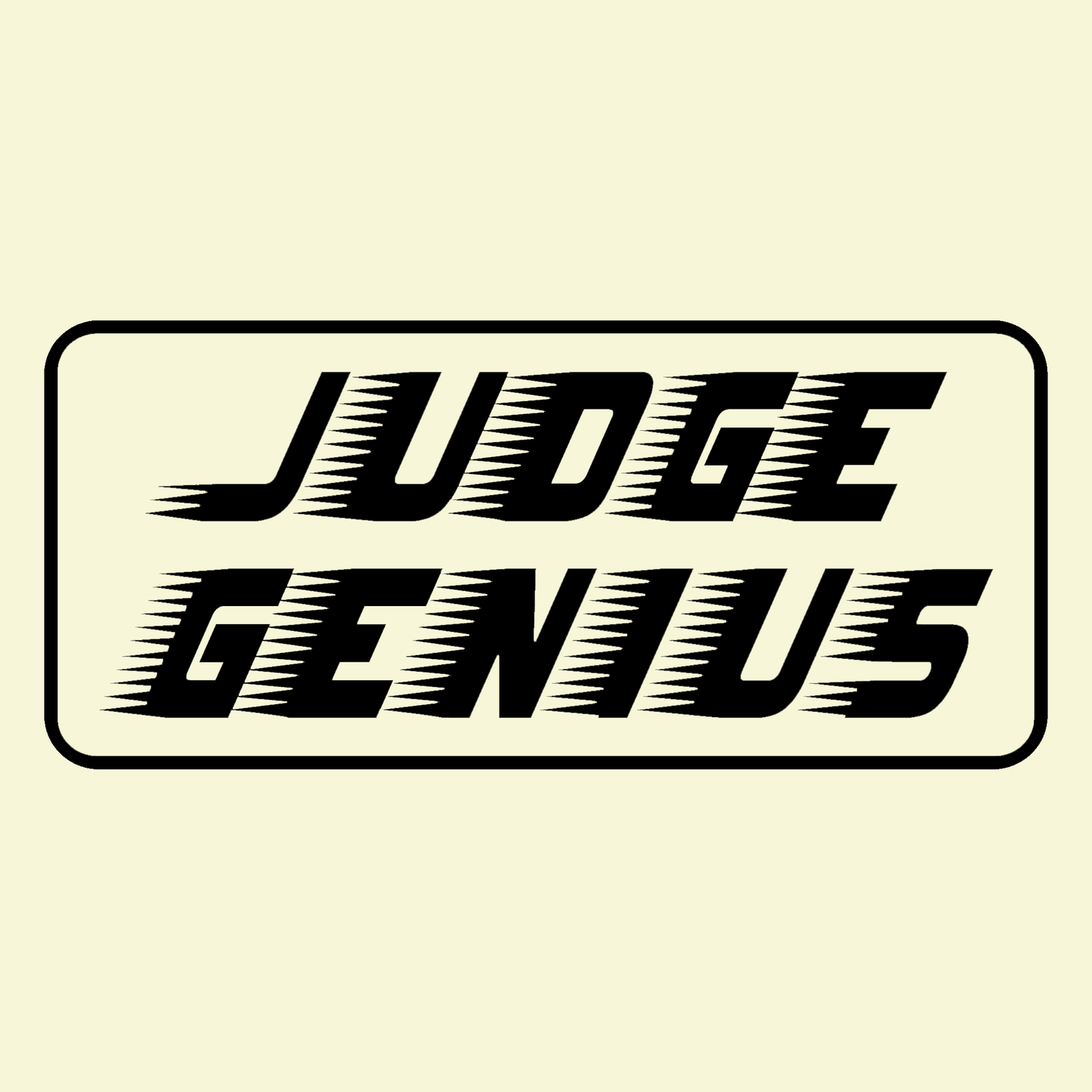 2. Judge Genius Fast Logo Tee