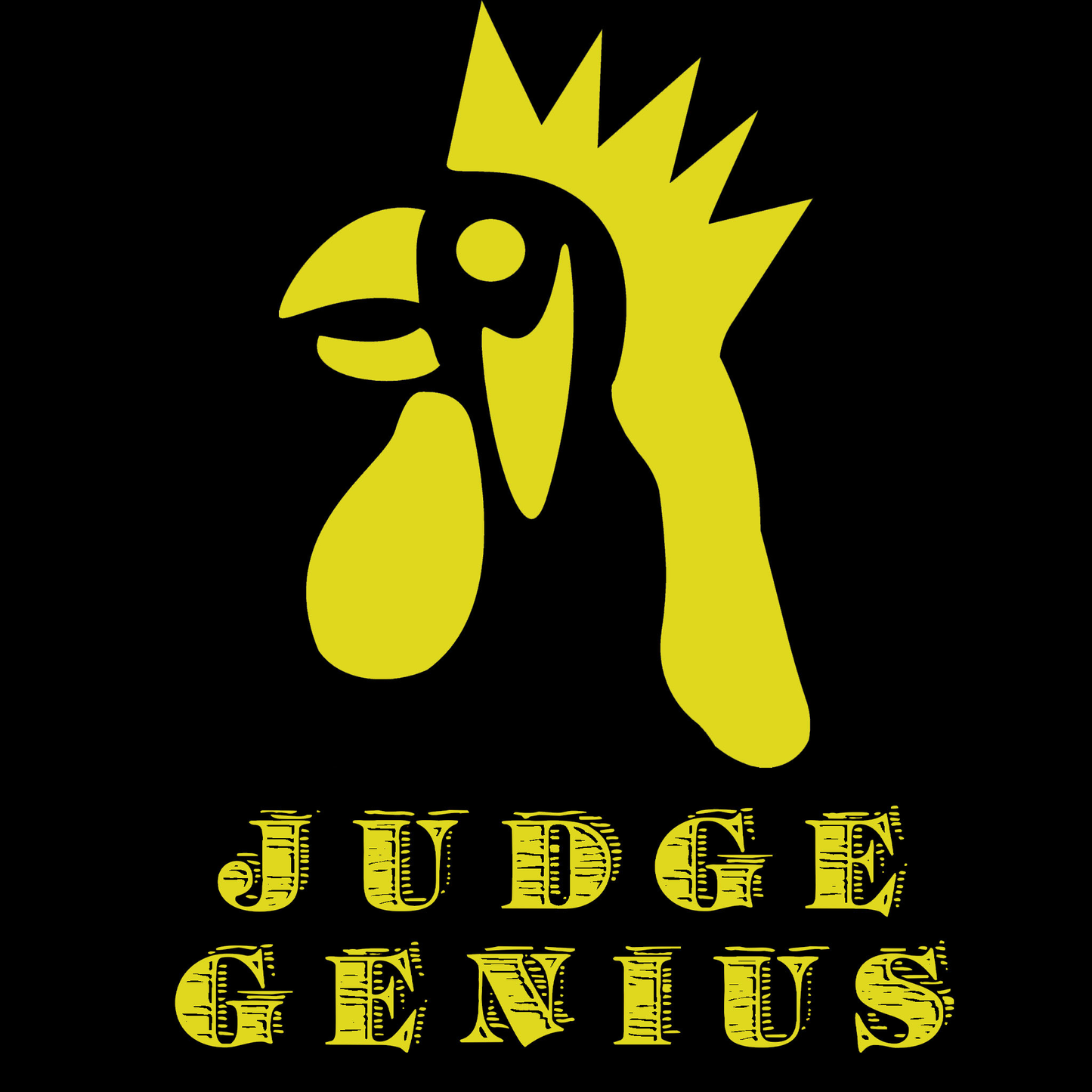 1. Judge Genius Chicken Head Tee